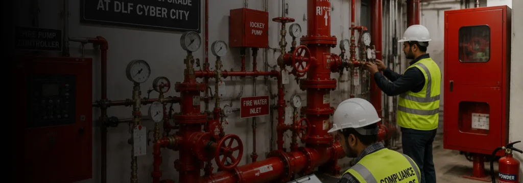Fire Fighting System Retrofit & NBC-2016 Compliance Upgrade at DLF Cyber City Hyderabad